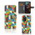 Nokia XR21 Telefoon Hoesje Funky Retro telefoonhoesje retro design vooraanzicht zijaanzicht