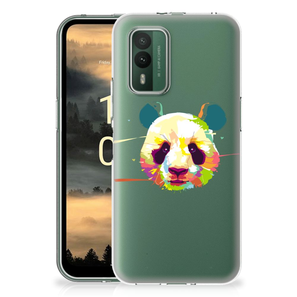 Nokia XR21 Telefoonhoesje met Naam Panda Color voor gebruiksgemak en bescherming met een kleurrijk panda design đŧ.