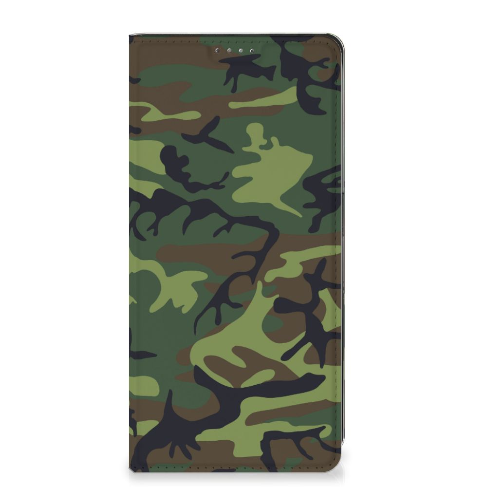 Nothing Phone (2) Hoesje met Magneet Army Dark camouflage design voorzijde