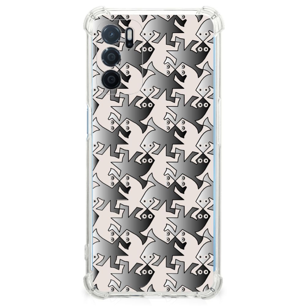 OPPO A16 | A16s | A54s Case Anti-shock Salamander Grey B2C Telecom