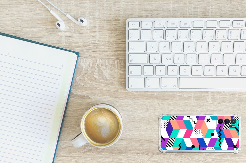 OPPO A16 | A16s | A54s Shockproof Case Blokken Kleurrijk B2C Telecom