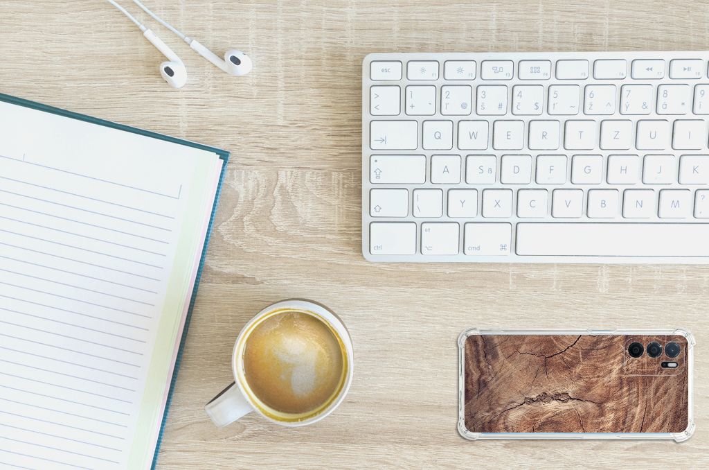 OPPO A16 | A16s | A54s Stevig Telefoonhoesje Tree Trunk B2C Telecom