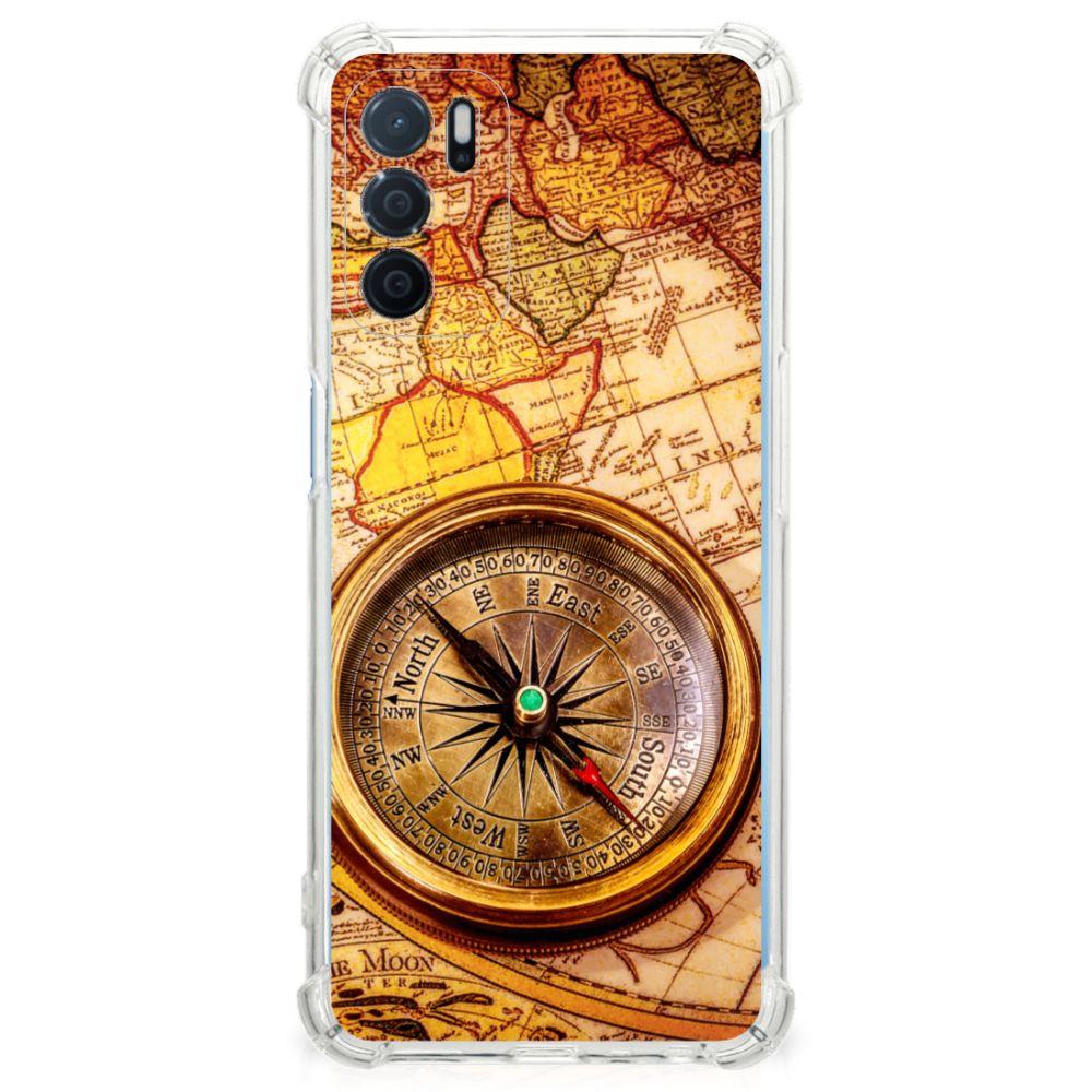 OPPO A16 | A16s | A54s Telefoonhoesje met valbescherming Kompas B2C Telecom