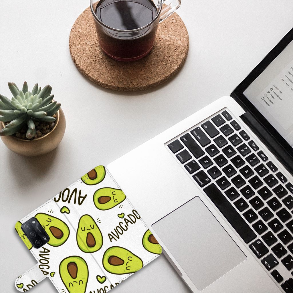 OPPO A16/A16s/A54s Leuk Hoesje Avocado Singing