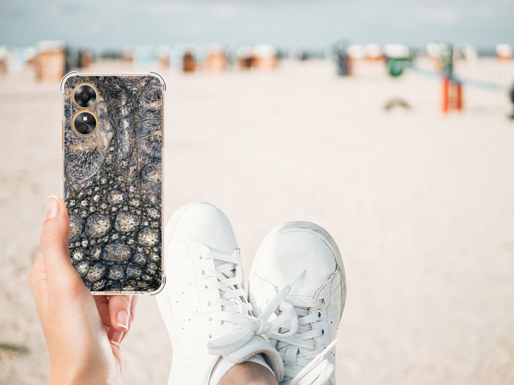 OPPO A17 Case Anti-shock Krokodillenprint B2C Telecom