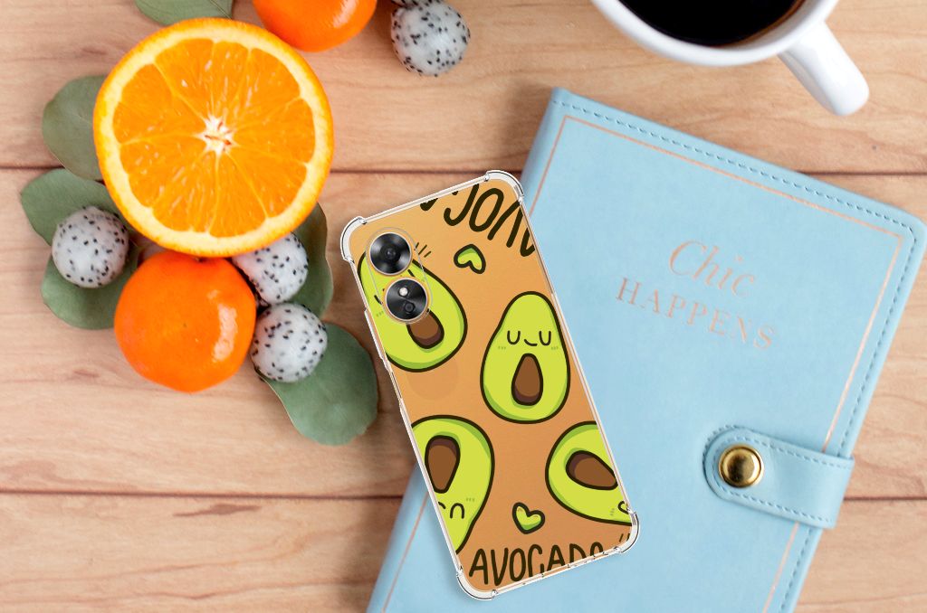 OPPO A17 Stevig Bumper Hoesje Avocado Singing B2C Telecom