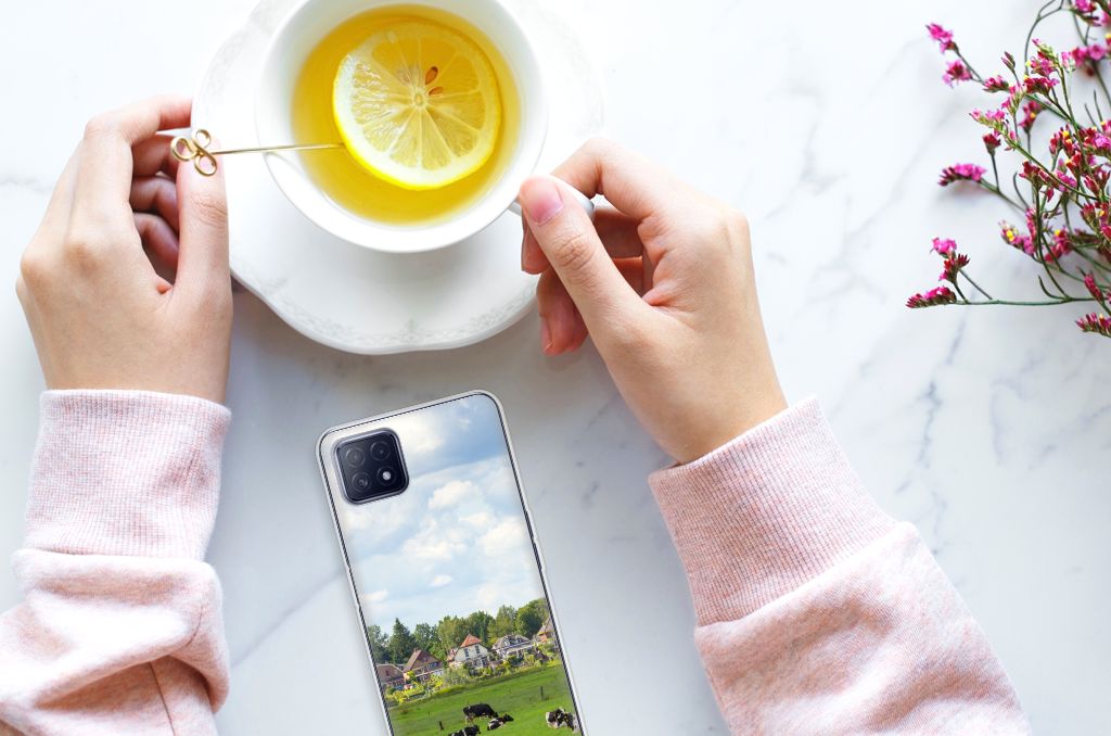 OPPO A53 5G OPPO A73 5G TPU Hoesje Koeien design koeien uitzicht