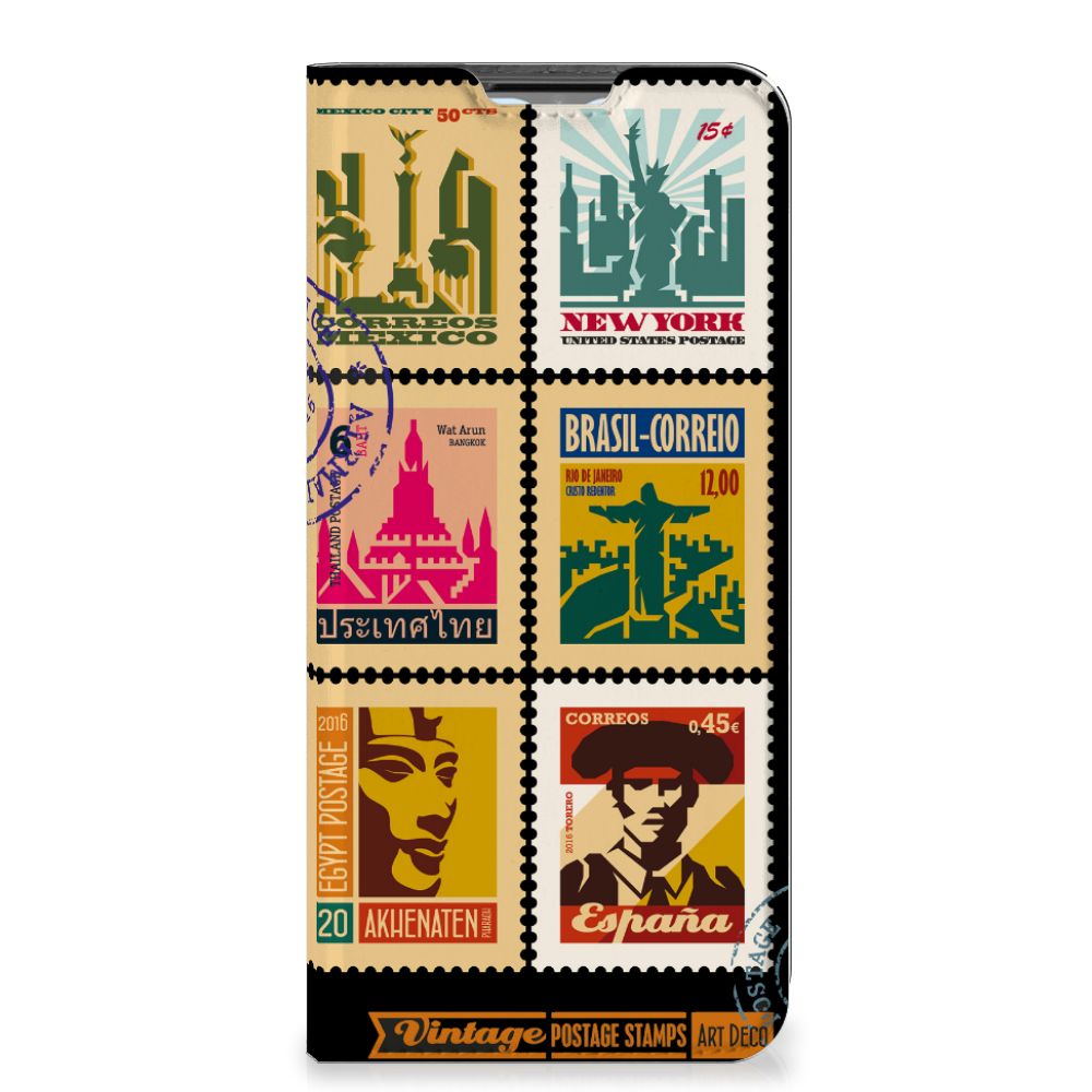 OPPO A54s | A16 | A16s Book Cover Postzegels - B2C Telecom
