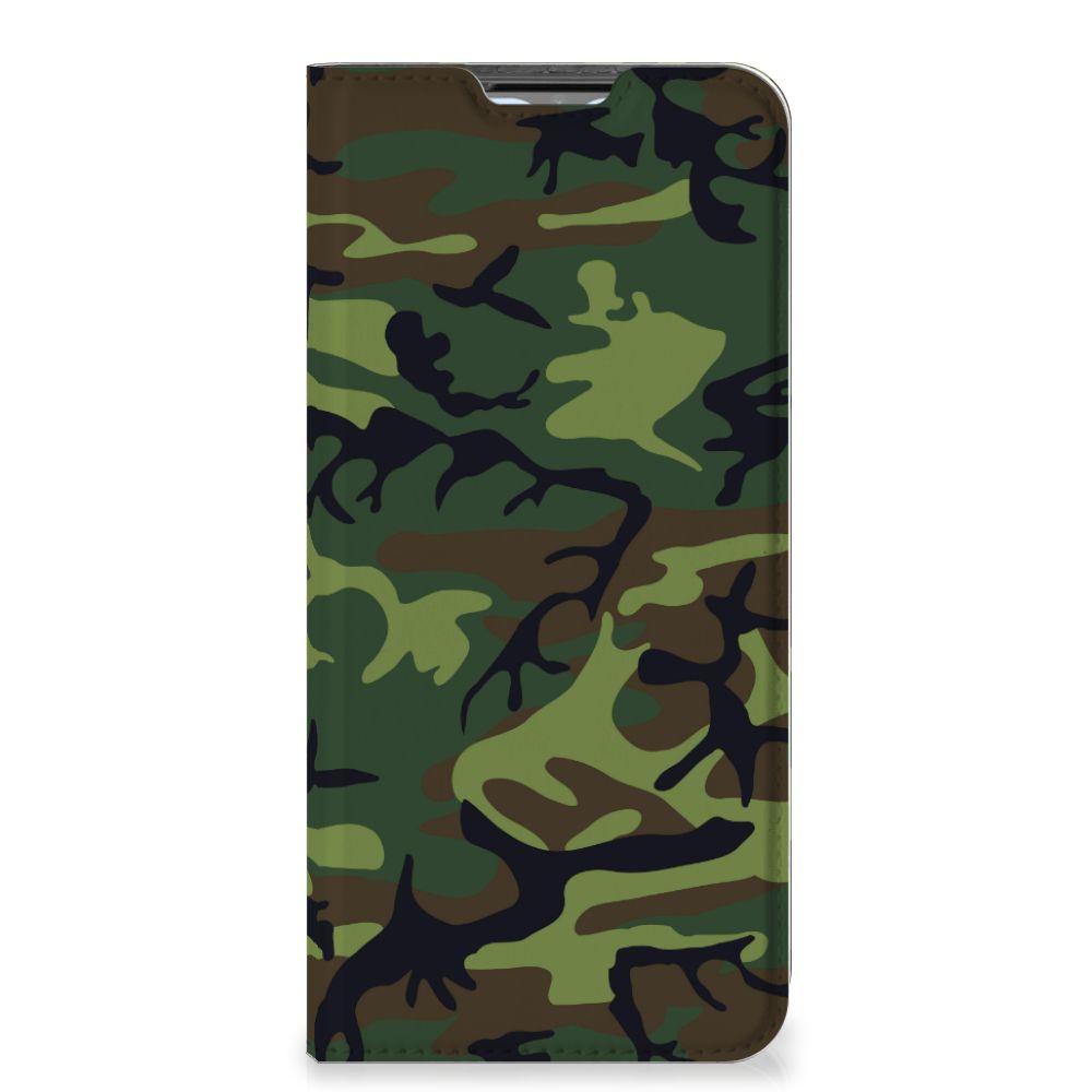 OPPO A54s | A16 | A16s Hoesje met Magneet Army Dark - B2C Telecom