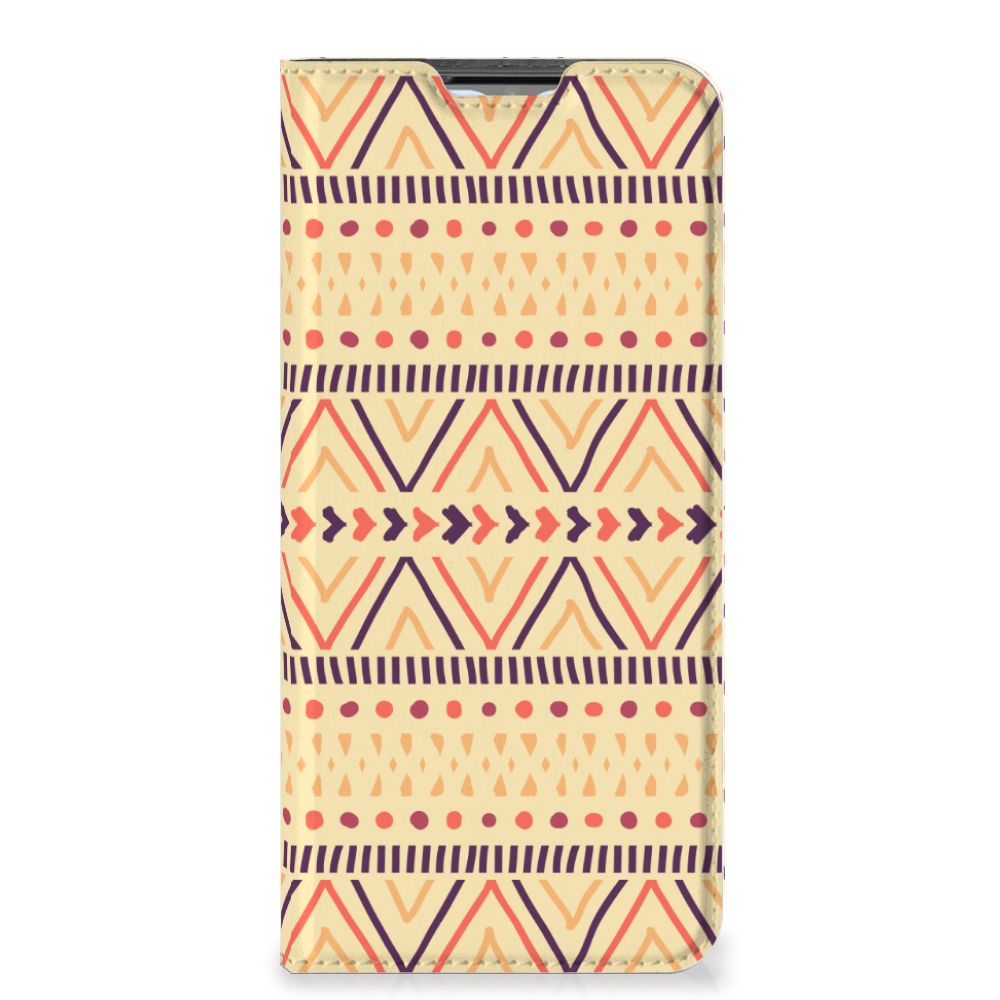 OPPO A54s | A16 | A16s Hoesje met Magneet Aztec Yellow - B2C Telecom