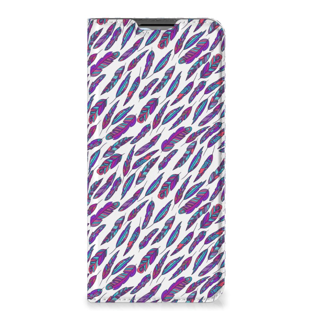 OPPO A54s | A16 | A16s Hoesje met Magneet Feathers Color - B2C Telecom