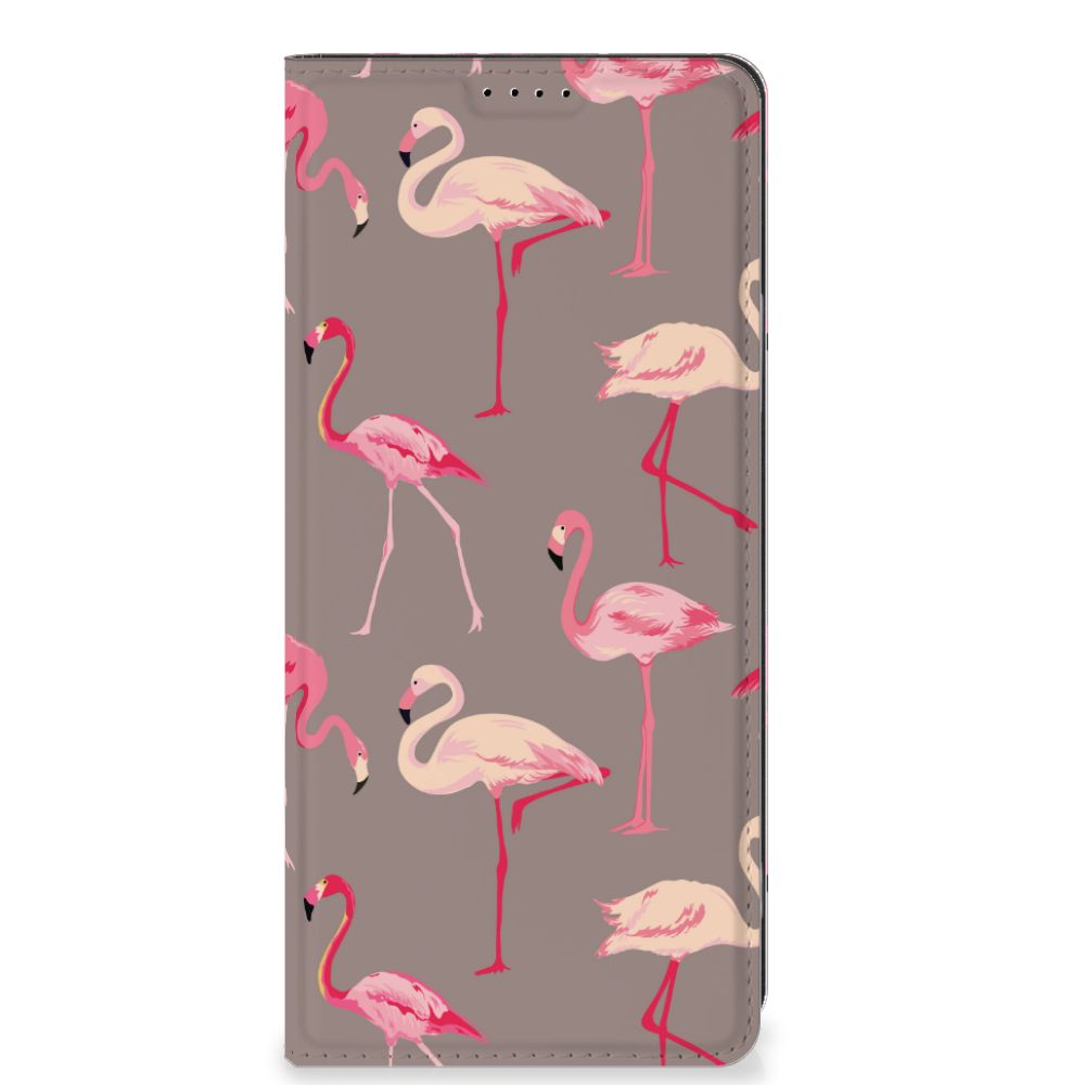 OPPO A58 4G Hoesje maken Flamingo met kleurrijke flamingo's voor uitstraling en bescherming. đ