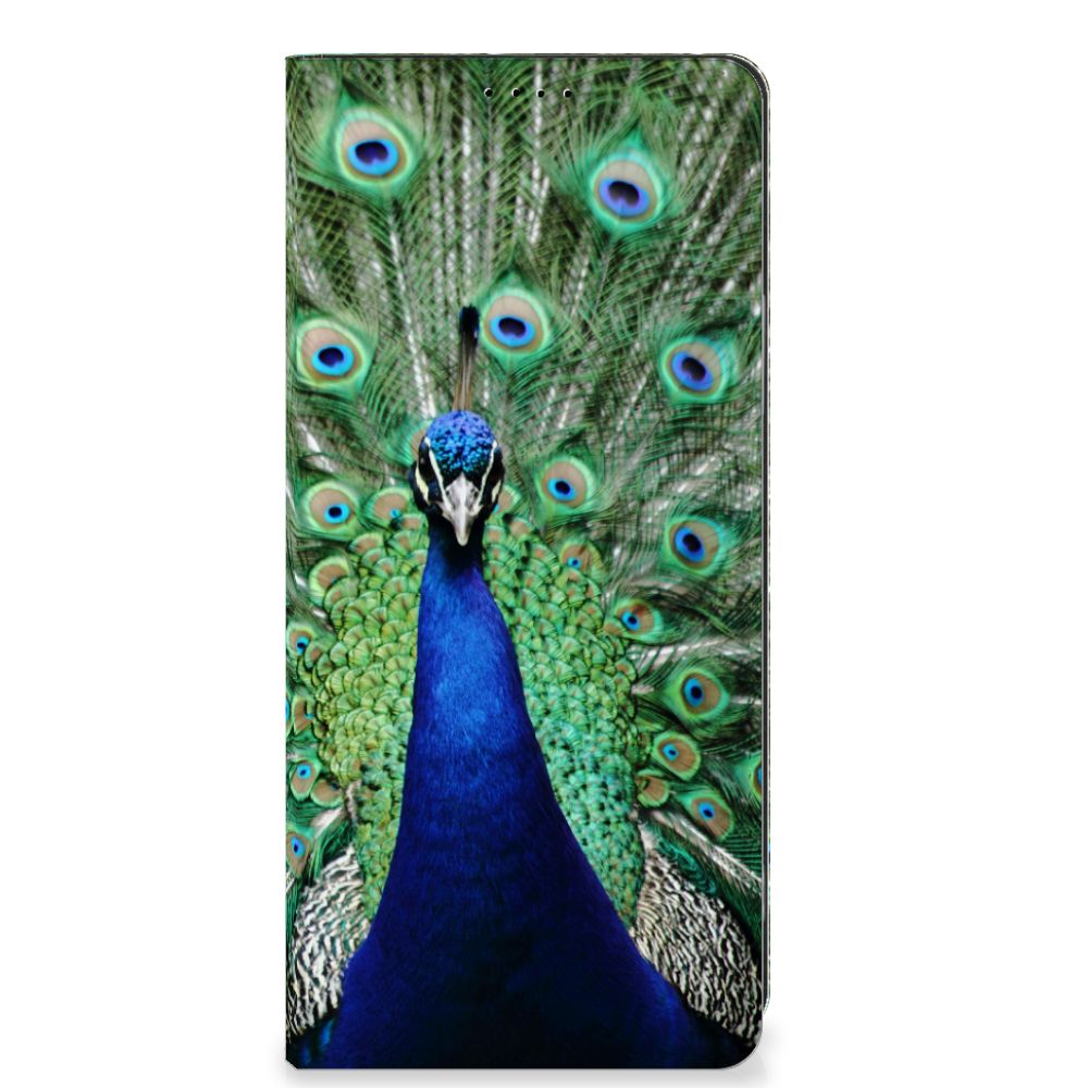 OPPO A58 4G Hoesje maken Pauw hoesje pauw ontwerp voorkant