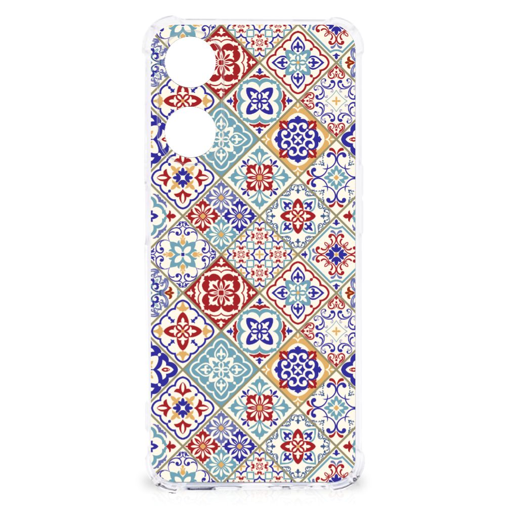 OPPO A58 | A78 5G Anti-Shock Hoesje Tiles Color B2C Telecom