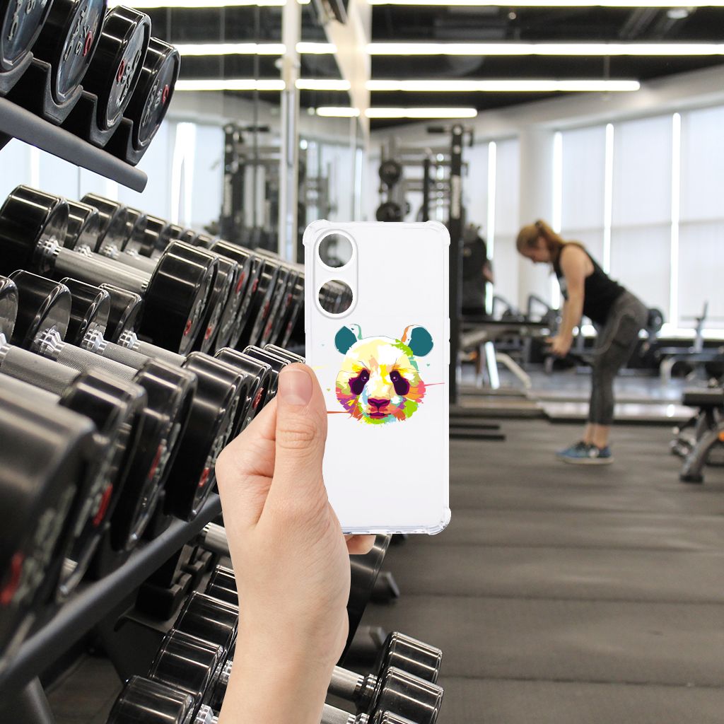 OPPO A58 | A78 5G Stevig Bumper Hoesje Panda Color B2C Telecom