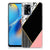 OPPO A74 4G TPU Hoesje Zwart Roze Vormen design voorkant