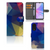 OPPO A78 5G | A58 5G Book Case Polygon Dark met abstracte polygonen en ruimte voor 3 pasjes đ¨