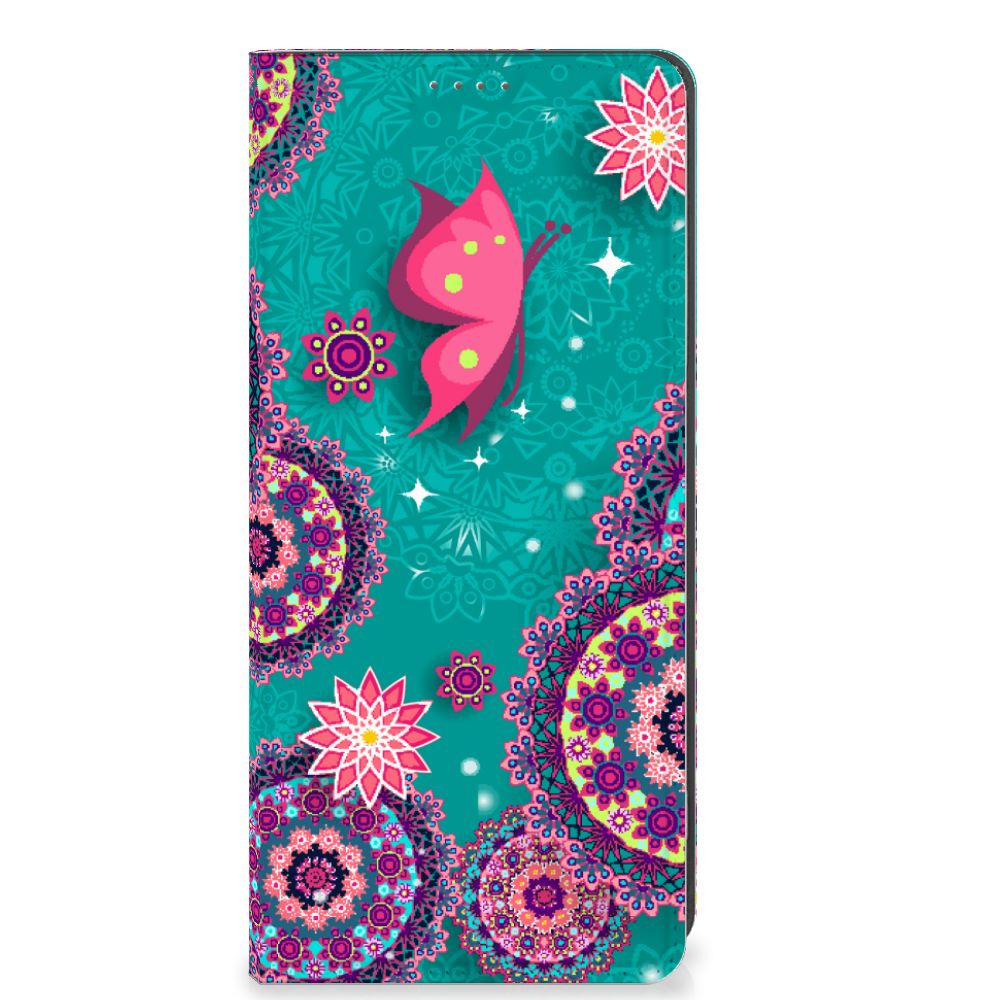 OPPO A78 | A58 5G Bookcase Cirkels en Vlinders design cirkels vlinders recht