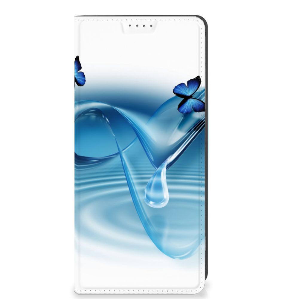 OPPO A78 | A58 5G Hoesje maken Vlinders met blauw ontwerp, elegante uitstraling en optimale bescherming 💙.