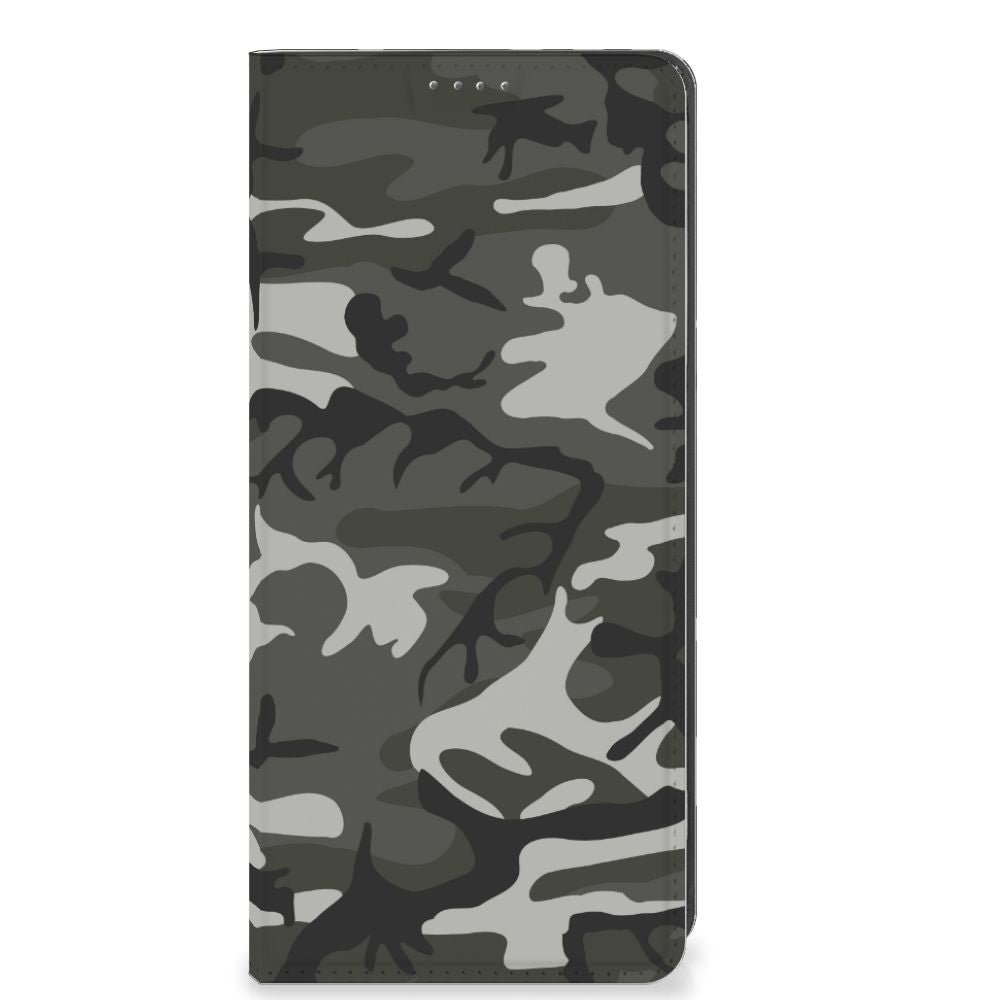 OPPO A78 | A58 5G Hoesje met Magneet Army Light, camouflage design voor gebruiksgemak en bescherming.