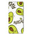 OPPO A78 | A58 5G Magnet Case Avocado Singing met schattige avocado's en vrolijke teksten.