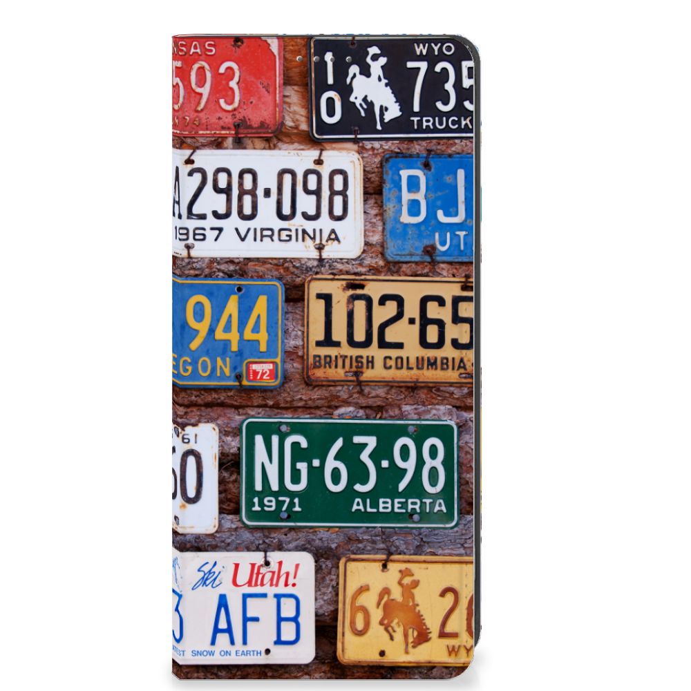 OPPO A78 | A58 5G Stand Case Kentekenplaten design Amerikaanse kentekenplaten aanzicht