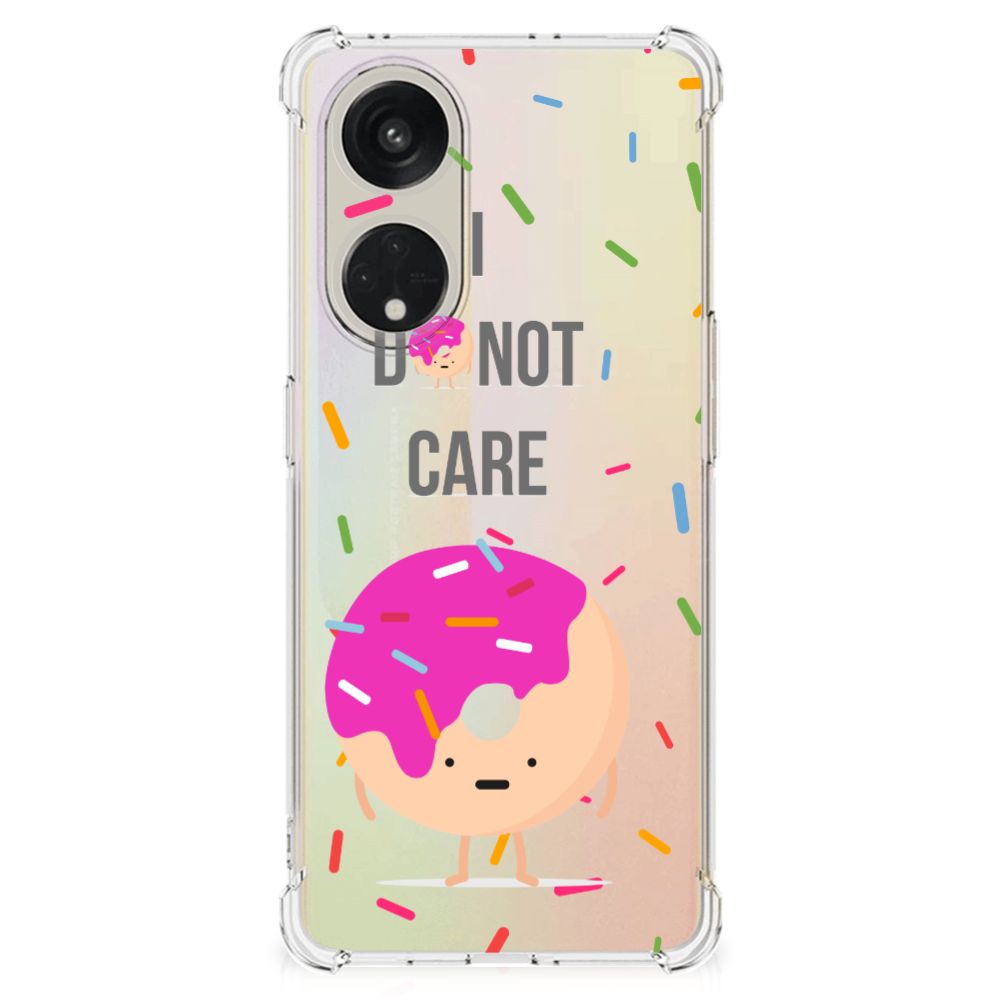 OPPO A98 Beschermhoes Donut Roze telefoonhoesje donut design kleur