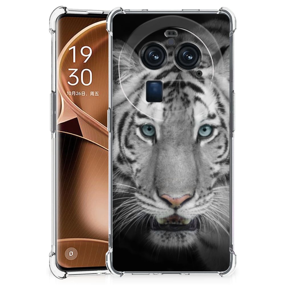 OPPO Find X6 Pro Case Anti-shock Tijger tijger design voorkant
