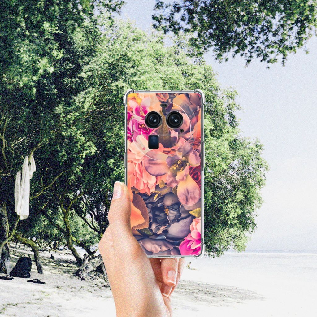 OPPO Find X6 Pro Case Bosje Bloemen achterzijde bloemen design