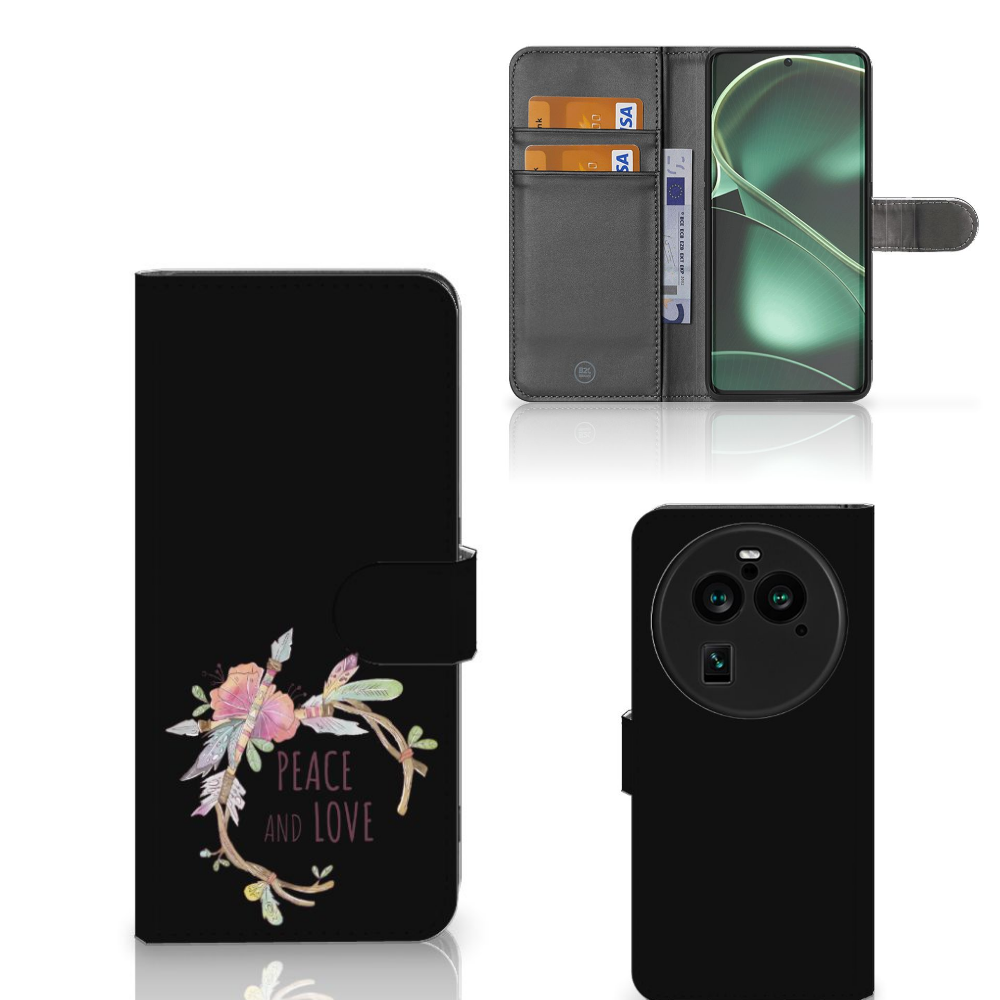 OPPO Find X6 Pro Leuk Hoesje Boho Text
