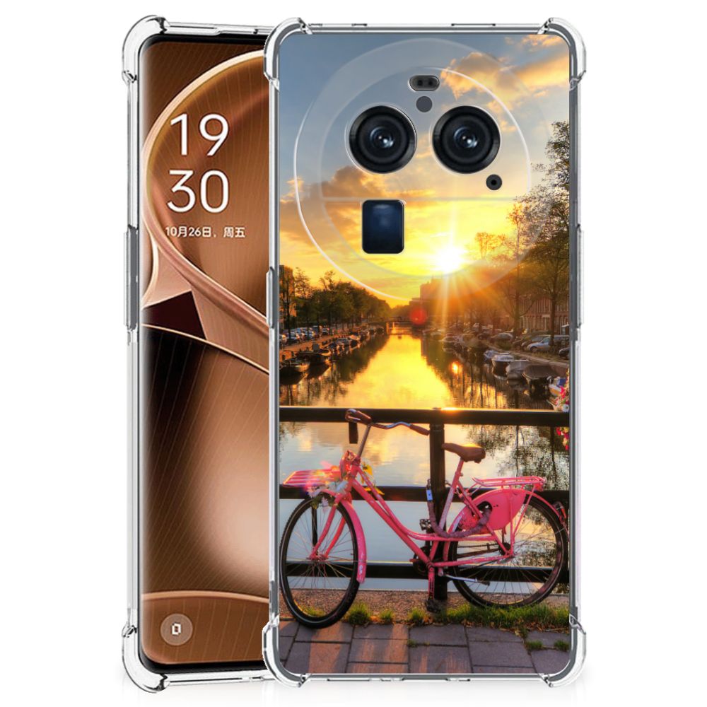 OPPO Find X6 Pro Telefoonhoesje met valbescherming Amsterdamse Grachten B2C Telecom