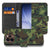 Book case hoesje OPPO Reno15 Pro Army Dark schuin aanzicht van de klep