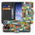 Portemonnee hoesje OPPO Reno15 Pro Funky Retro schuin aanzicht van de klep