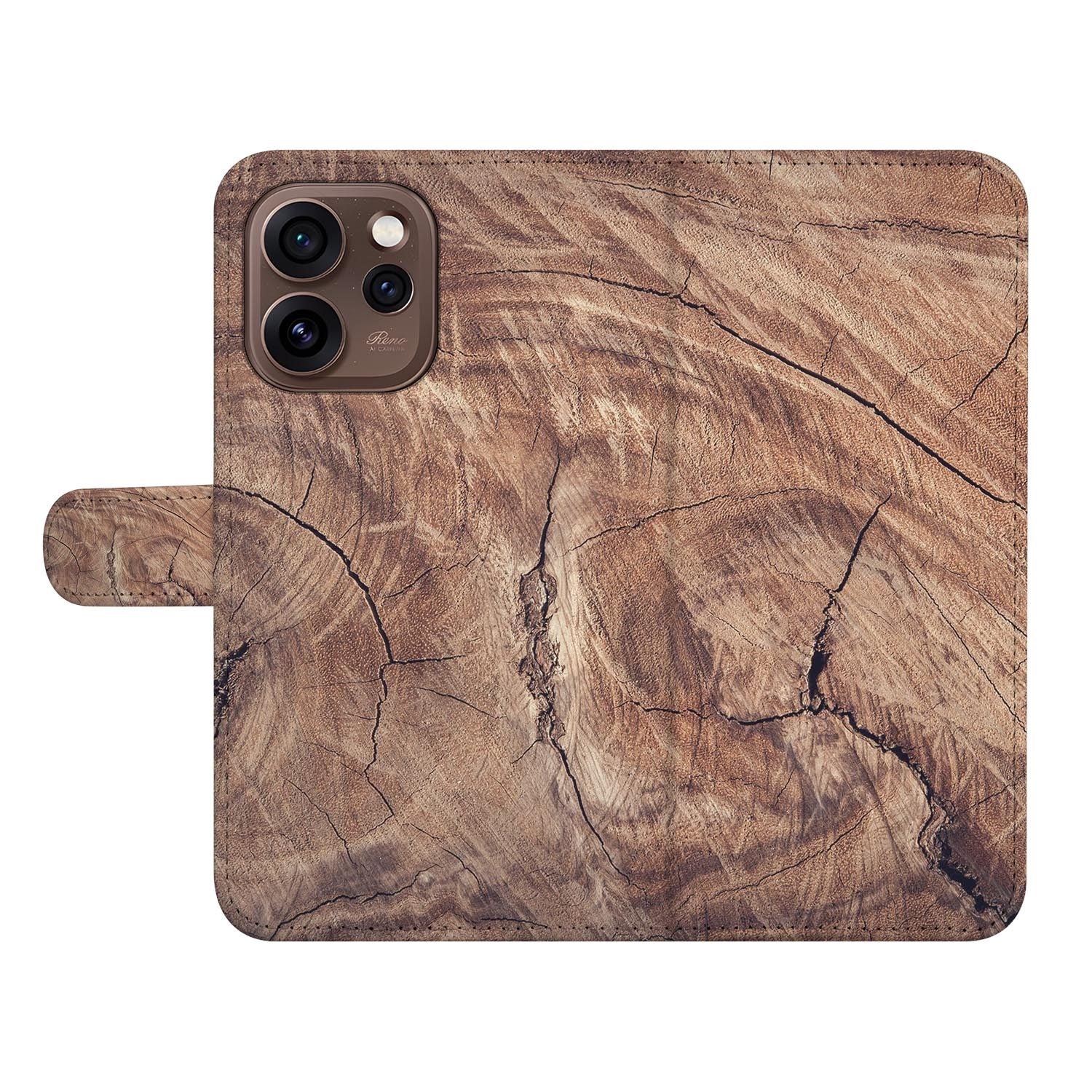Bookcase hoesje OPPO Reno15 Pro Tree Trunk achterzijde met camera-uitsparing