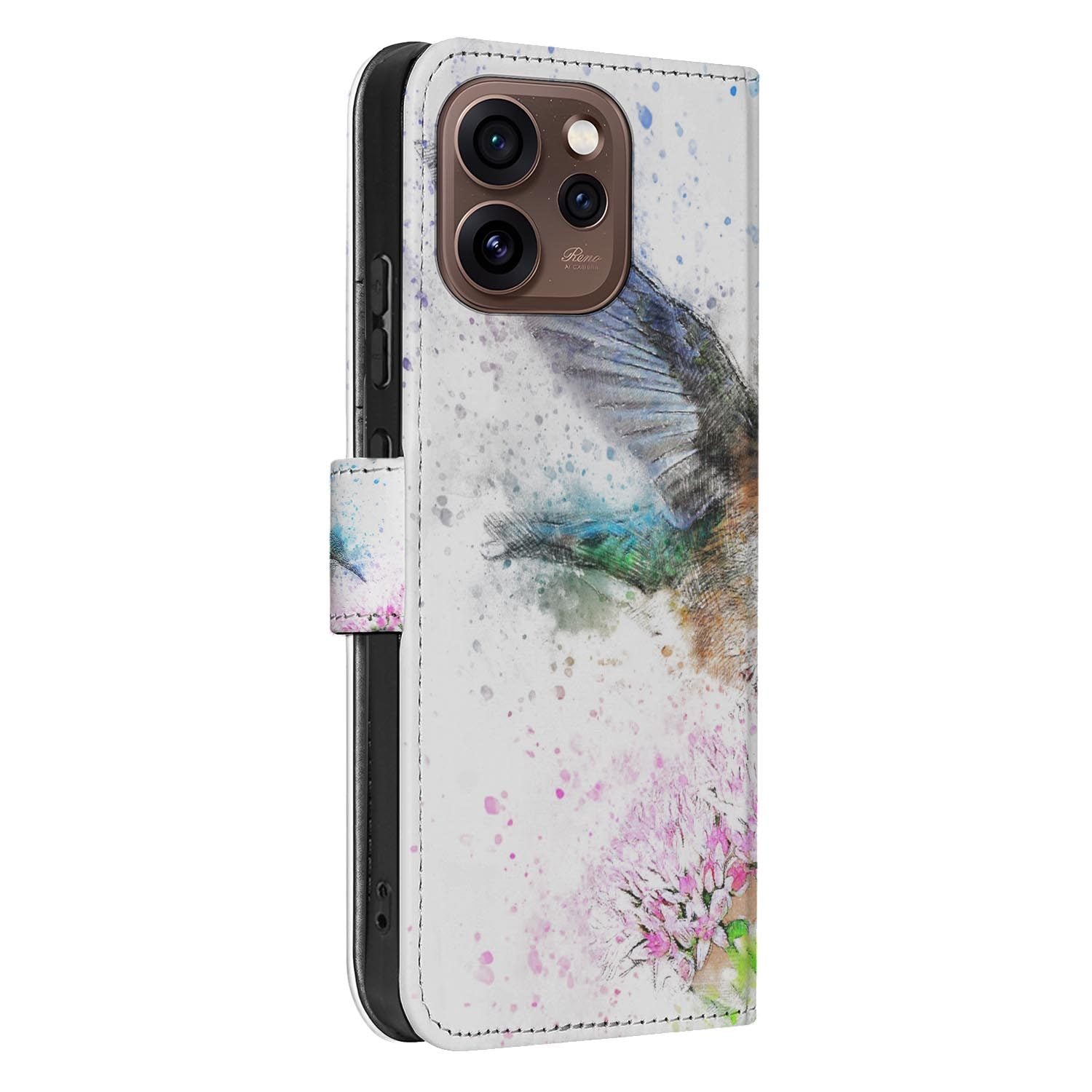 Bookcase hoesje OPPO Reno15 Pro Vogel achterzijde met camera-uitsparing