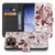 Book case hoesje OPPO Reno15 Pro Watercolor Flowers met gesloten klep, vooraanzicht