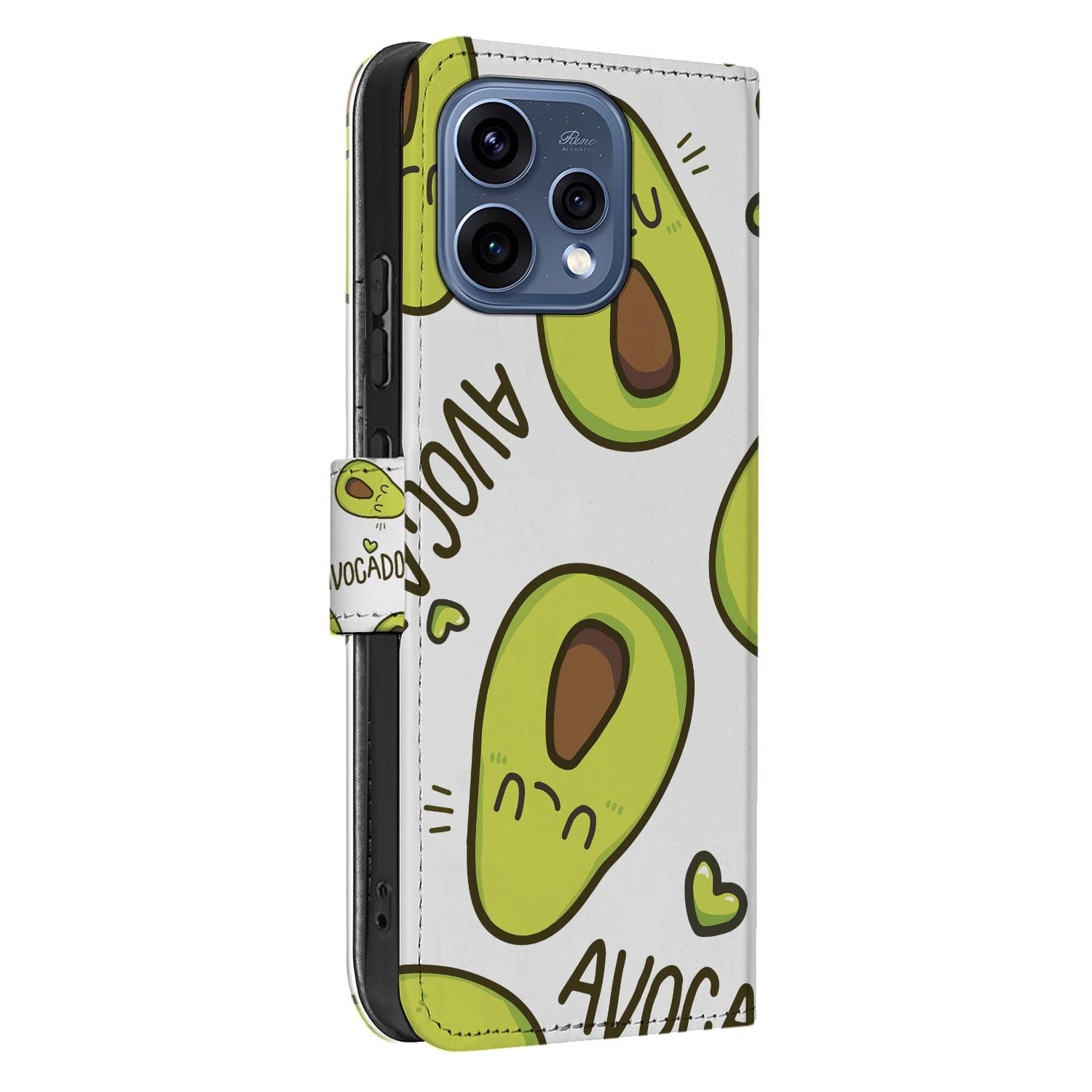 OPPO Reno15 wallet hoesje Avocado â hoesje in de hand