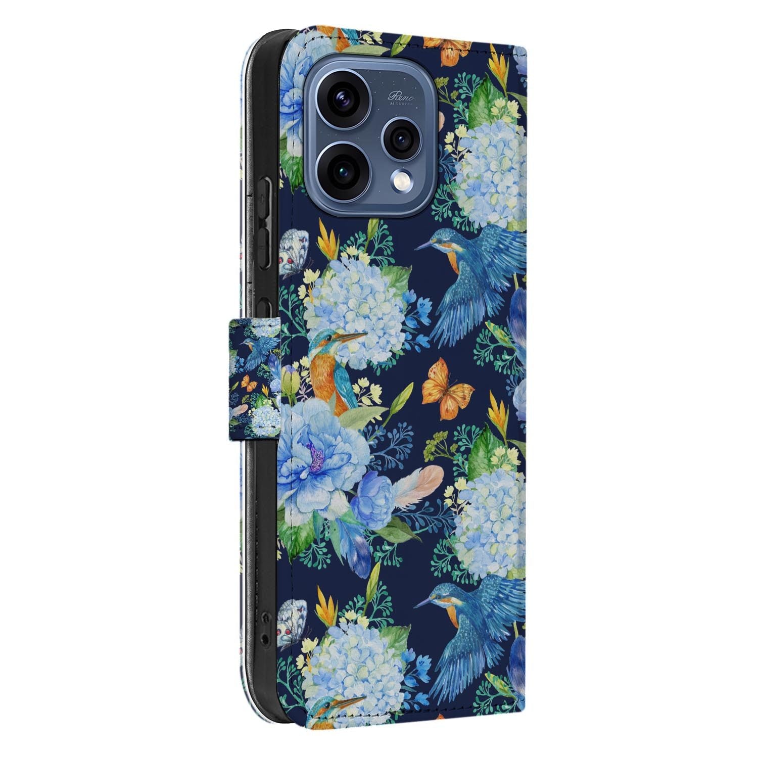 OPPO Reno15 boekhoesje IJsvogel â gesloten vooraanzicht
