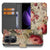 OPPO Reno 13 Pro Book Case ‘Bloemen’ boekhoes bloemenprint voorkant