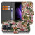 OPPO Reno 13 Pro Book Case ‘Bloemen’ Stijlvol Hoesje met Bloemenprint Pasjeshouder aanzicht