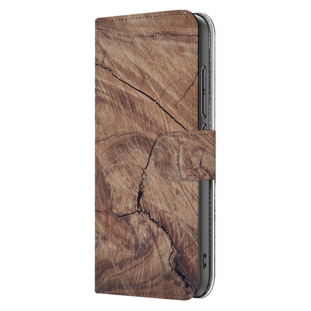 OPPO Reno 13 Pro Book Style Case Tree Trunk folio case boomstam front