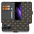 OPPO Reno 13 Pro Telefoon Hoesje Franse Lelie wallet case fleur de lis design zwart