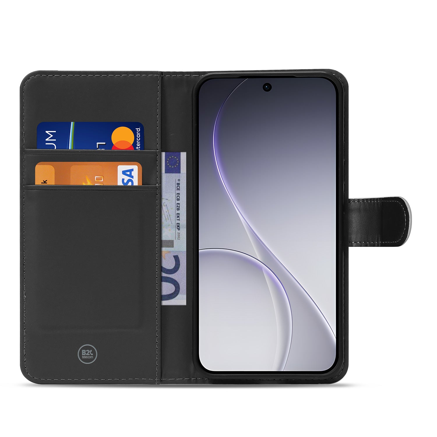 OPPO Reno 15 Bookcase Hoesje Wit met Pashouder