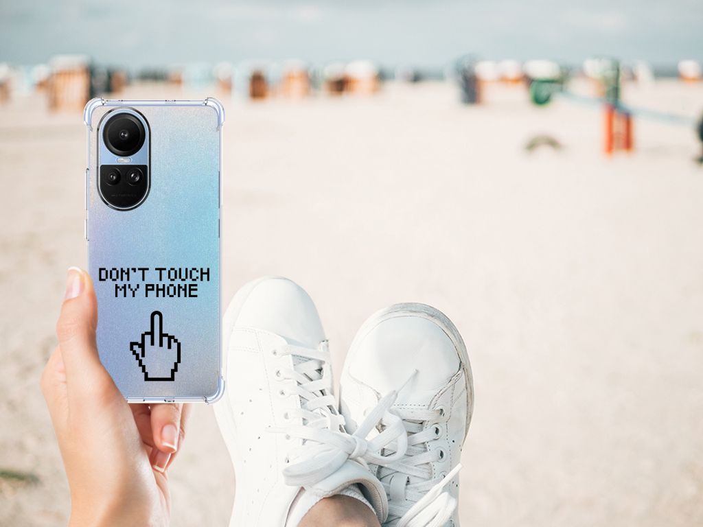 OPPO Reno10 | 10 Pro Anti Shock Case Finger Don't Touch My Phone B2C Telecom