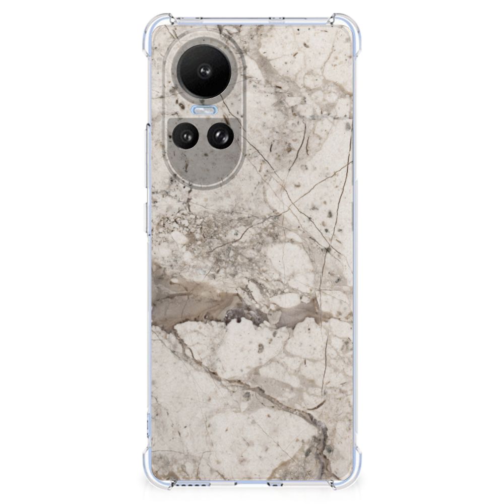 OPPO Reno10 | 10 Pro Anti-Shock Hoesje Marmer Beige B2C Telecom