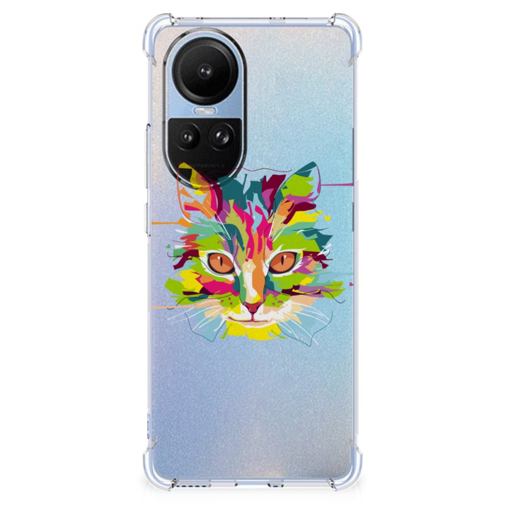 OPPO Reno10 | 10 Pro Stevig Bumper Hoesje Cat Color B2C Telecom