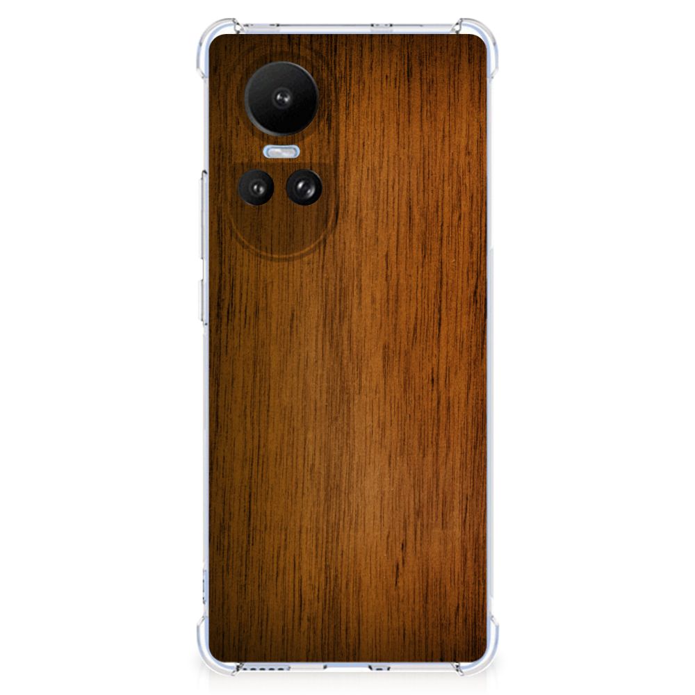 OPPO Reno10 | 10 Pro Stevig Telefoonhoesje Donker Hout B2C Telecom