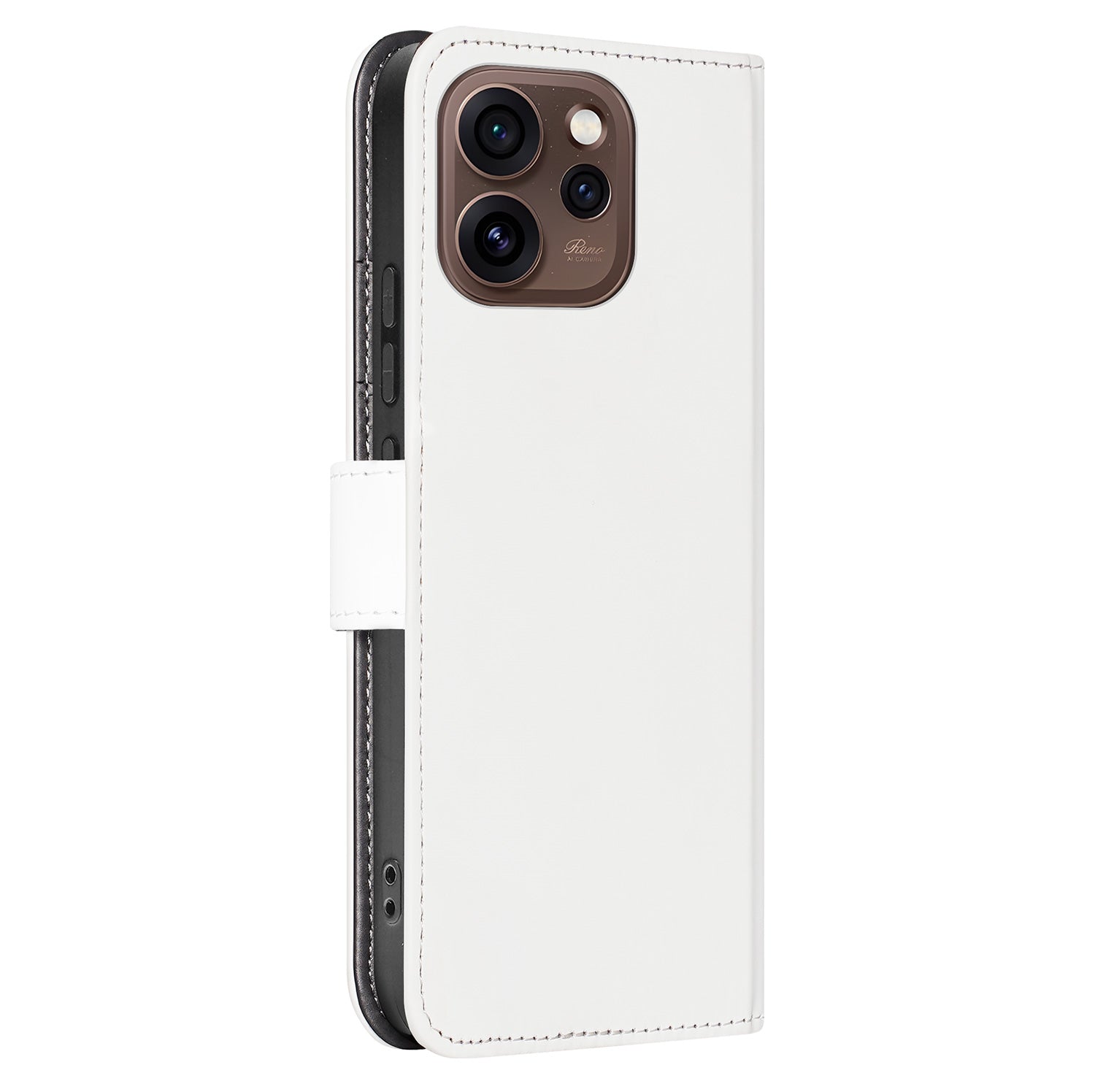 OPPO Reno15 Pro Bookcase Hoesje Wit met Pashouder