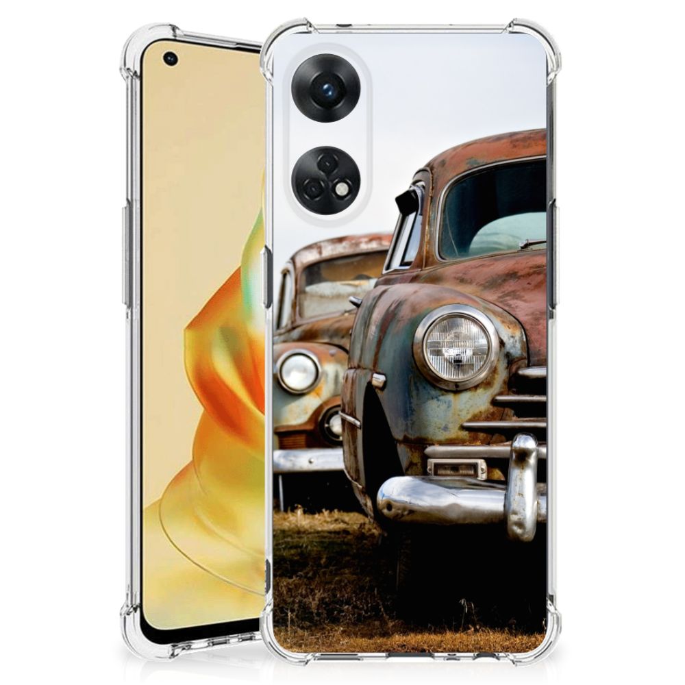 OPPO Reno8 T 4G Anti-shock Hoesje met foto Vintage Auto B2C Telecom