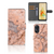 OPPO Reno8 T 4G Bookcase Marmer Oranje boekcase design marmer voorkant achterkant